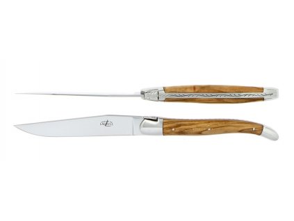 Steakový nožík 23,5 cm, oliva Forge de Laguiole