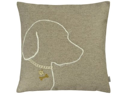 Návlek na vankúš, pes, béžový 40 cm Milo Sander