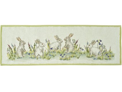 Gobelínová štóla, Bunnies 32 x 96 cm Sander
