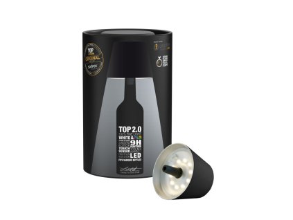 Lampička do fľaše, čierna TOP 2.0 Sompex
