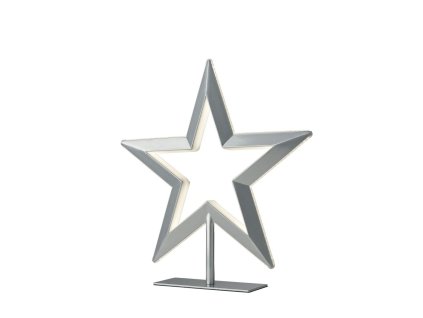 Lampa, hviezda, 43 cm strieborná Myra V&B Sompex