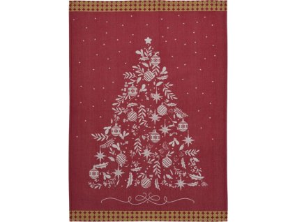 Vianočná utierka, Chef Tree, červ. 50x70 cm Sander