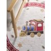 Okrúhly koberec 160 cm, Lokomotíva Toy's Delight