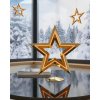 Lampa, hviezda, 30 cm zlatá Freestar Sompex