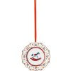 VB 148602 ChristmasToysMemory Plate Ornament rocking horse mono fs single rgb
