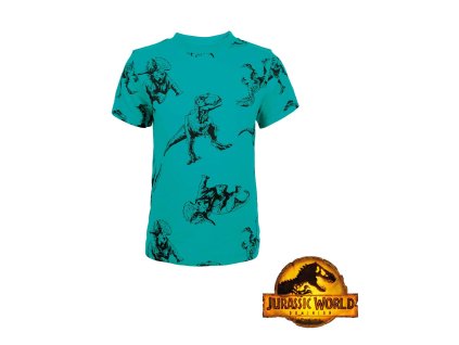 Tričko s krátkým rukávem Jurrasic World - zelená