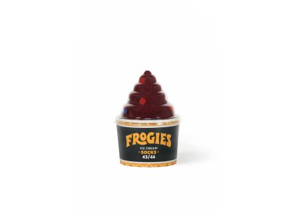 Ponožky Frogies Zmrzlina Vínová