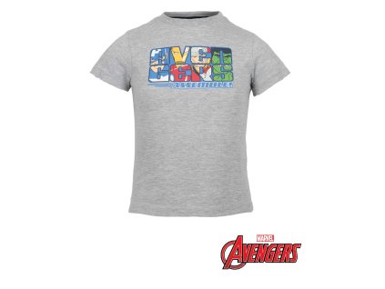 Tričko s krátkým rukávem Avengers - šedá