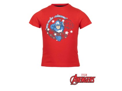 Tričko s krátkým rukávem Avengers - červená
