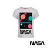 Tričko s krátkým rukávem NASA planety- šedá