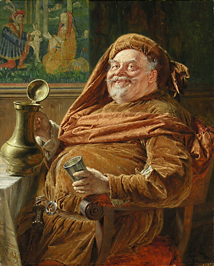 Grützner_Falstaff_mit_Kanne