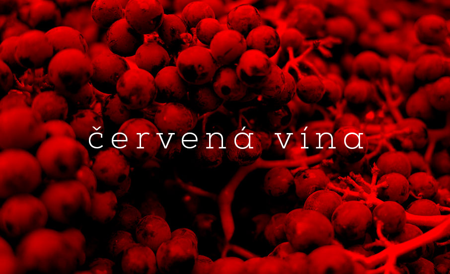 červená vína