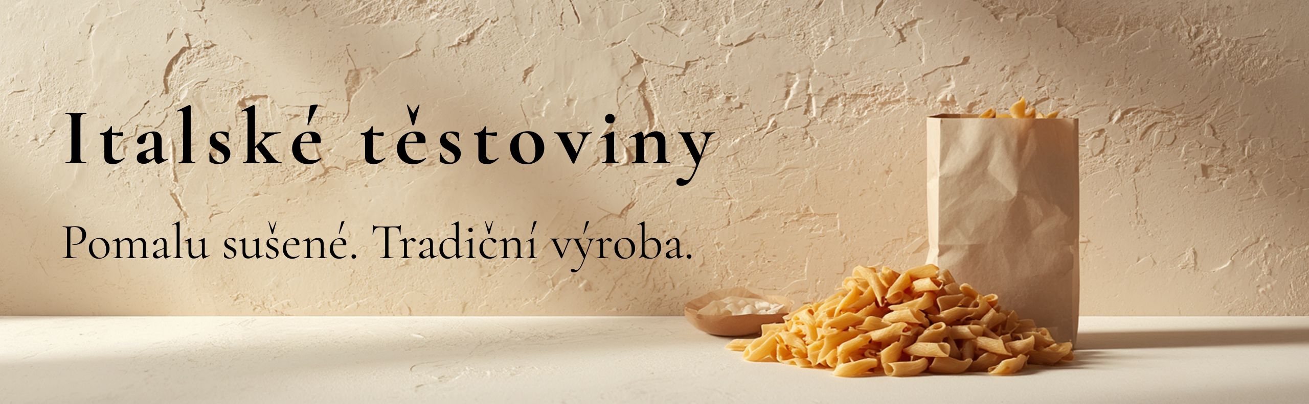 Výběrové italské těstoviny z tradičních ingrediencí – pomalu sušené