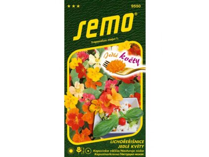Kapucínka väčšia - jedlé kvety