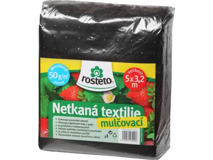 Netkaná textília čierna 3,2 x 5 m