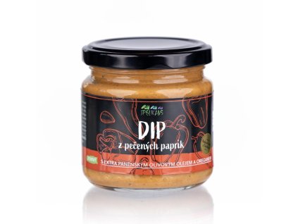 Dip z pečených paprík 170 g, jemné