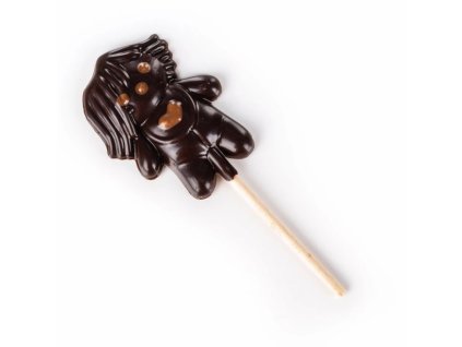 Čokolád. lízatko horké s mlieč. rôzne tvary 15 g