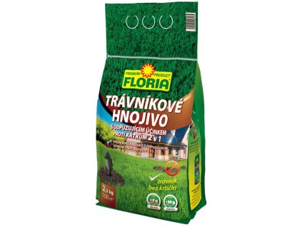 Trávnikové hnojivo 2 v 1 s odpudzujúcim účinkom proti krtkom 2,5 kg