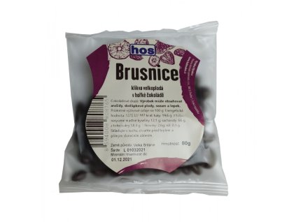 Brusnice v horkej čokoláde 80 g