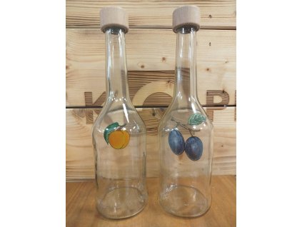 Fľaša s potlačou - ovocie 0,5l
