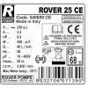 Čerpadlo Rover 25 CE