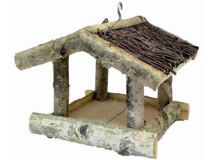 Krmítko pro ptactvo 27x26x21 cm bříza