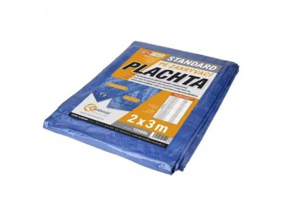 Plachta zakrývací Standard 2x3 m, modro-stříbrná