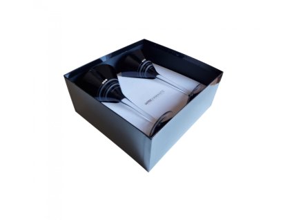 Skleničky Allure Black sada 2 ks/250 ml
