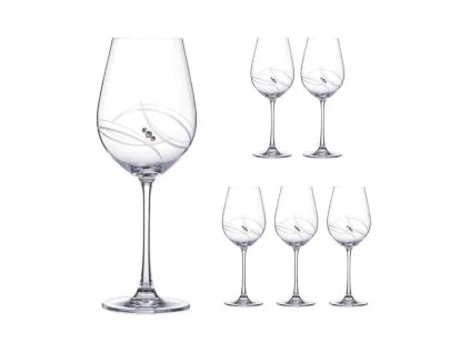 Sklenice Atlantis Swarovski 400 ml, 6 ks