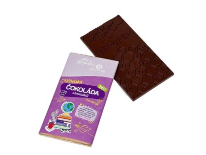 Čokoláda s levandulí učitelská, mléčná