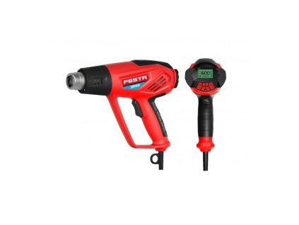 135322 Pistole horkovzdusna s regulaci teploty a vzduchu 2000W FESTA 0