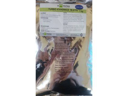 Turbokvasnice 18–21 % Turbo Pure 1 kg