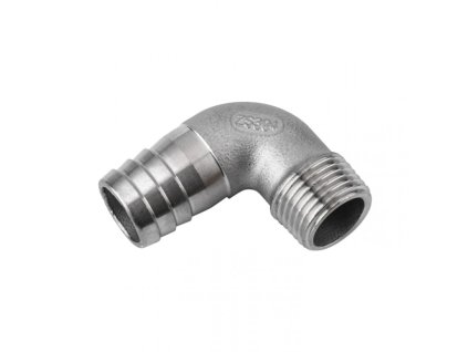 Nerezové koleno na hadici s vnějším závitem 3/4"