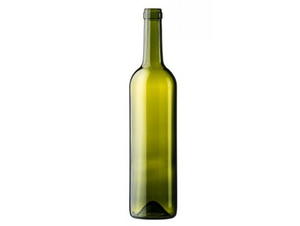 Skleněná láhev na víno 0,75 l Bordeaux Ex (korek)