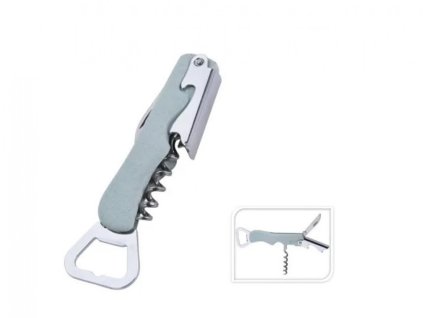 Multifunkční vývrtka a otvírák do kuchyně, tyrkys