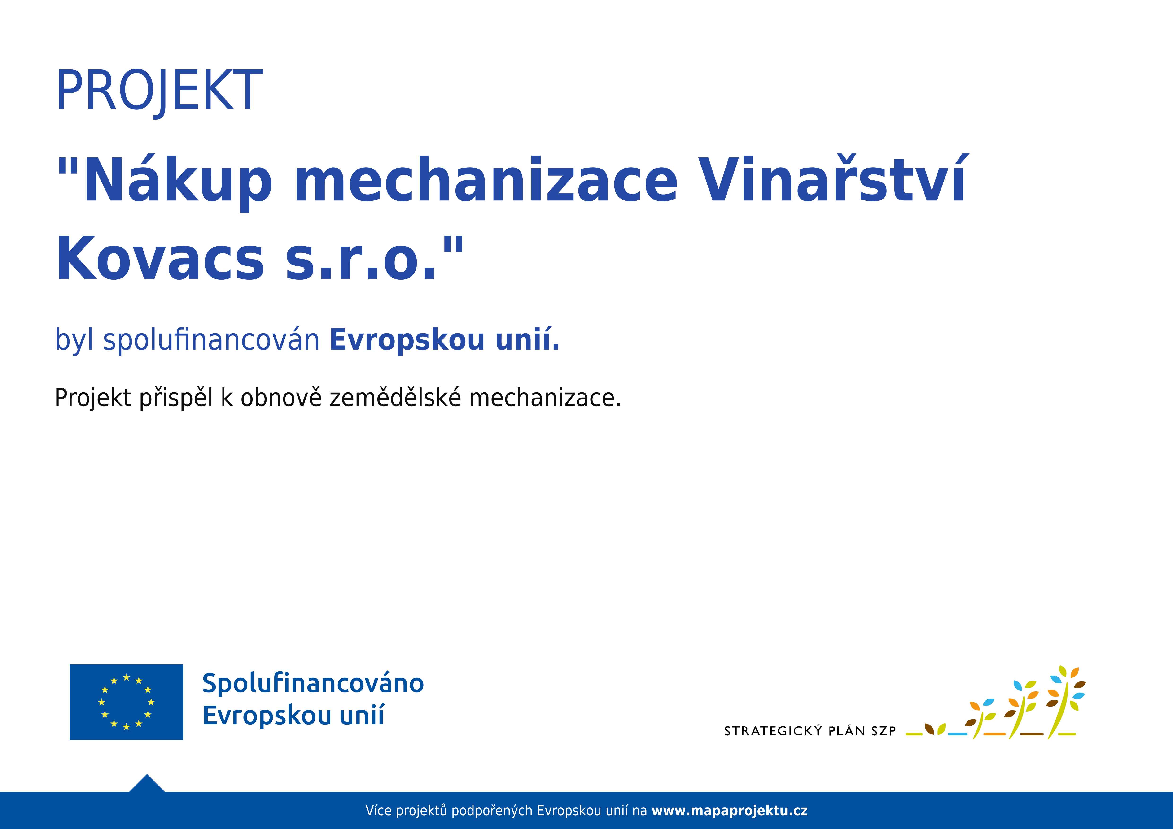Nakup_mechanizace_Vinarstvi_Kovacs