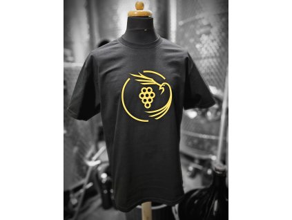 Triko černé s logem Mikulášek