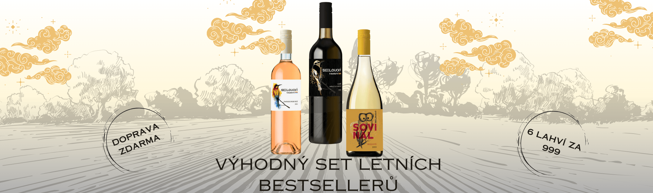 Víno letní bestsellery