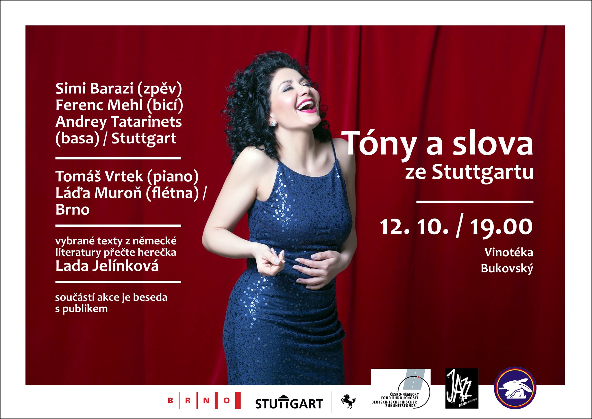 12. 10. 2022 Tóny a slova ze Stuttgartu ve Vinotéce v Brně