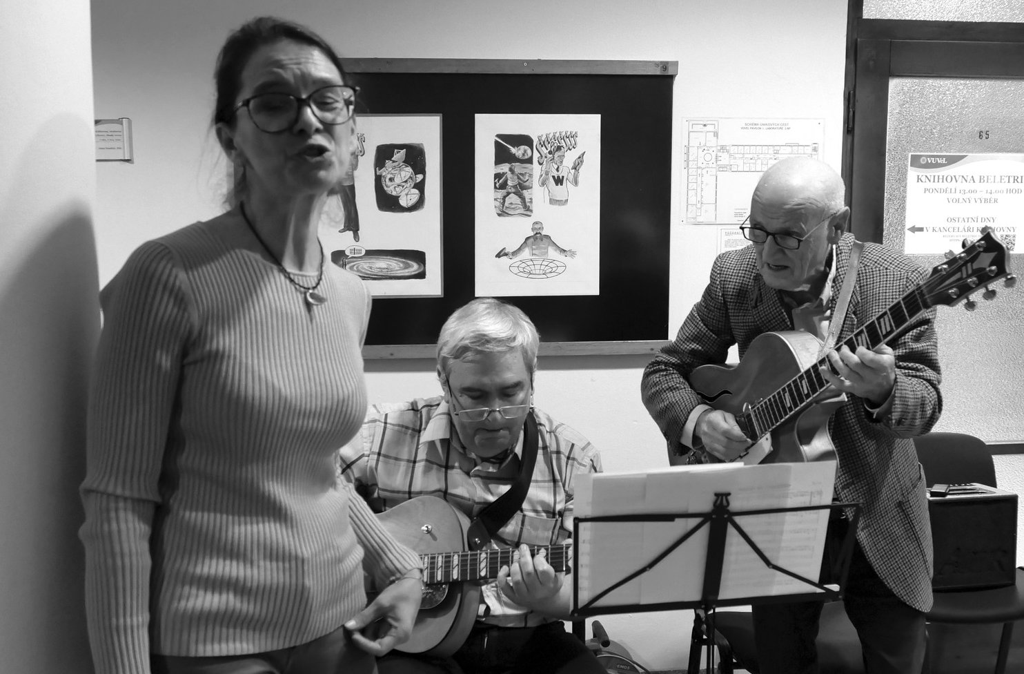 15. 1. 2025 Koncert TRIA Milana, Lucky a Maxe v brněnské vinotéce