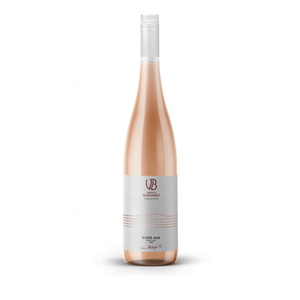 André rosé 2021, polosladké růžové víno