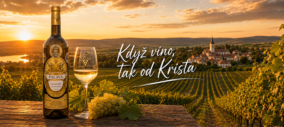 Pálava from Krist