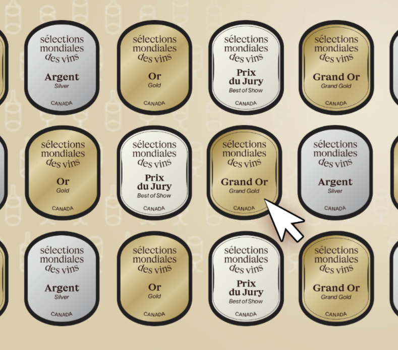 Zlatá medaile na Sélections Mondiales Des Vins pro Sauvignon Blanc Steinriegel 2022