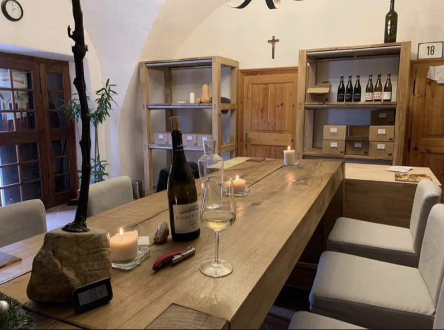 Vylepšená degustační místnost