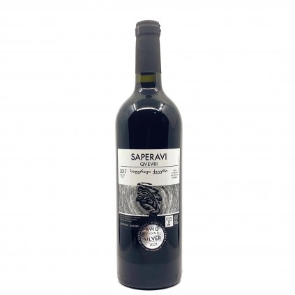 Shavi Jikhvi Saperavi Kvevri suché červené gruzínské víno 2013 0,75l