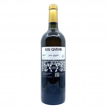 Shavi Jikhvi Kisi Kvevri suché bílé gruzínské víno 2015 0,75l