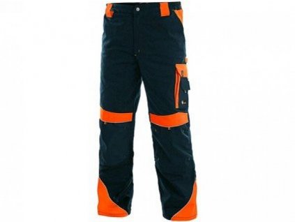 kalhoty CXS SIRIUS BRIGHTON, pracovní, modro oranžové1