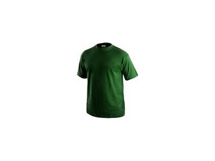 tričko DANIEL, krátký rukáv, lahvove zelene