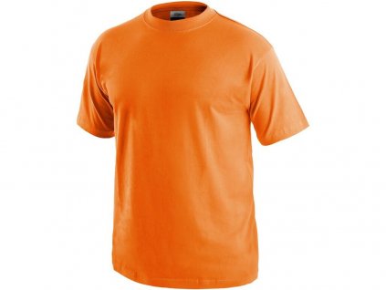 tričko DANIEL, krátký rukáv, oranzove