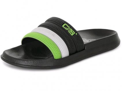 obuv nazouvák CXS GULF, černo zelený1